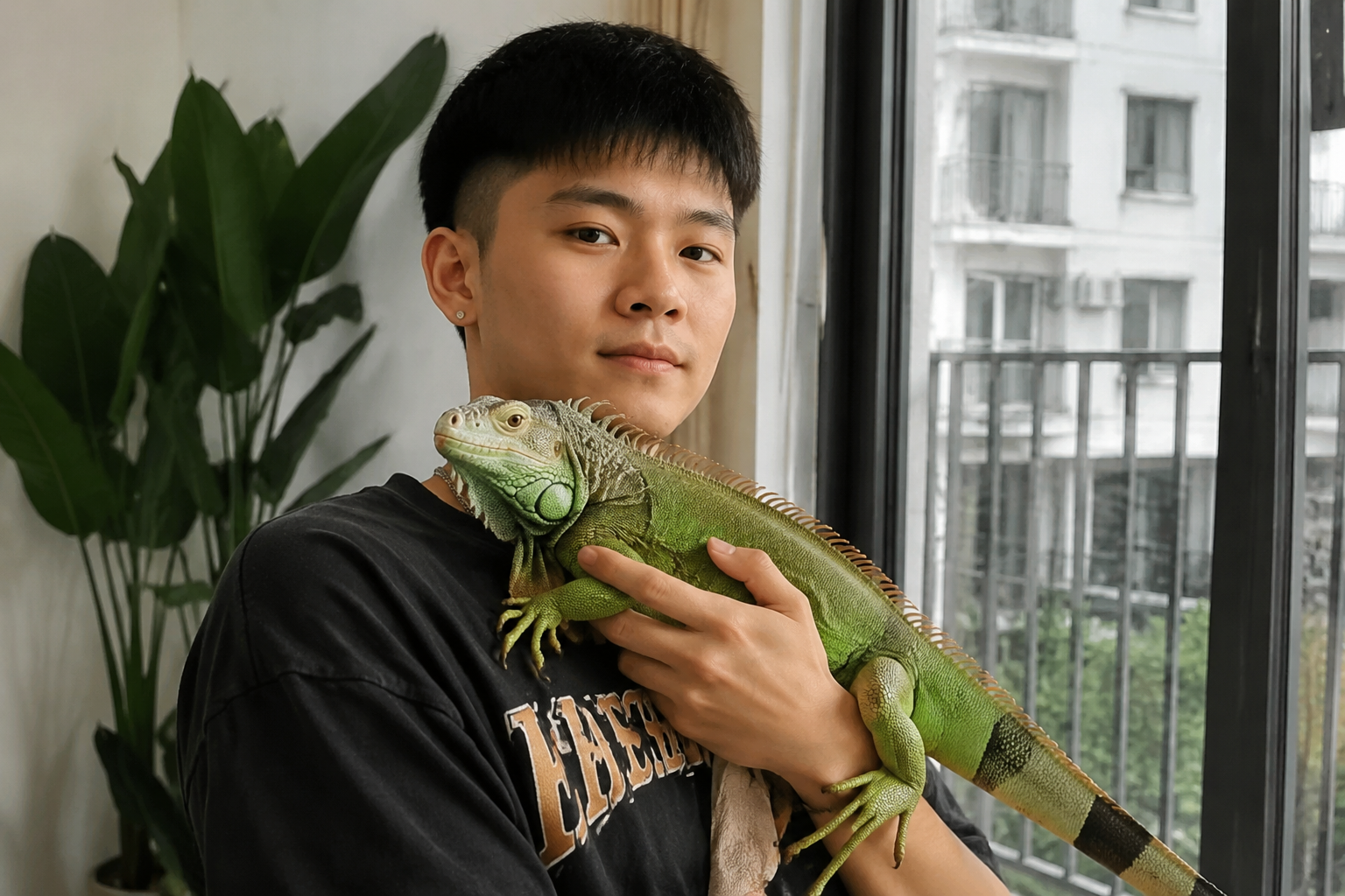 Bán Rồng Nam Mỹ Bình Dương Giá Tốt Nhất 4 Giới trẻ Bình Dương nuôi Rồng Nam Mỹ làm thú cưng